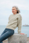 Wool Aran sweater - Grey