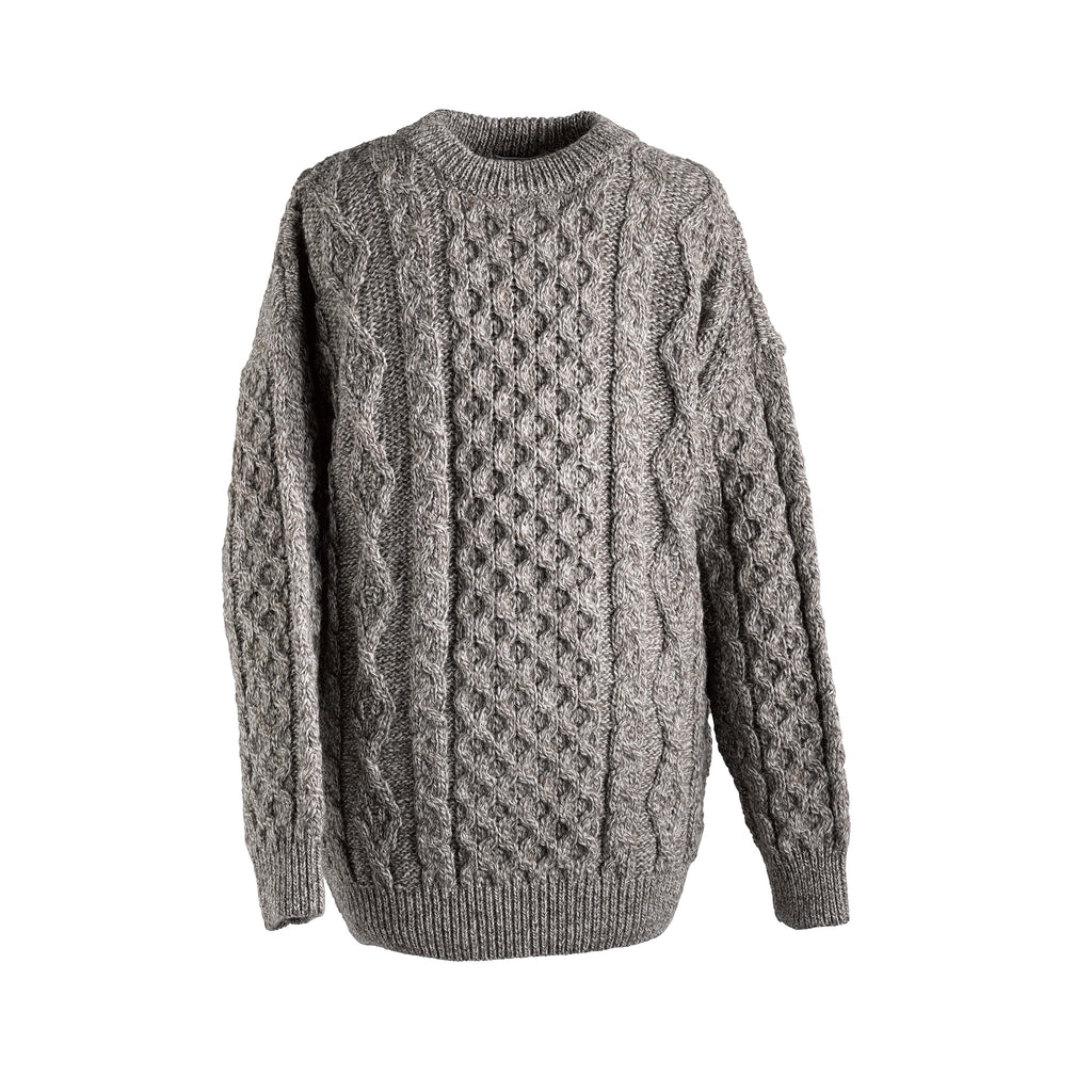 Wool Aran sweater - Oatmeal