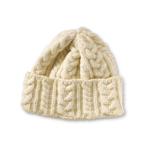 Traditional Natural Aran Beanie