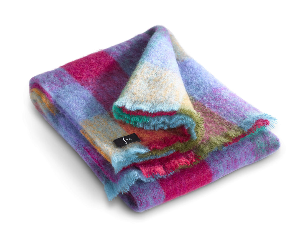 Mohair Wool Throw 54" x 72" - Coliemore