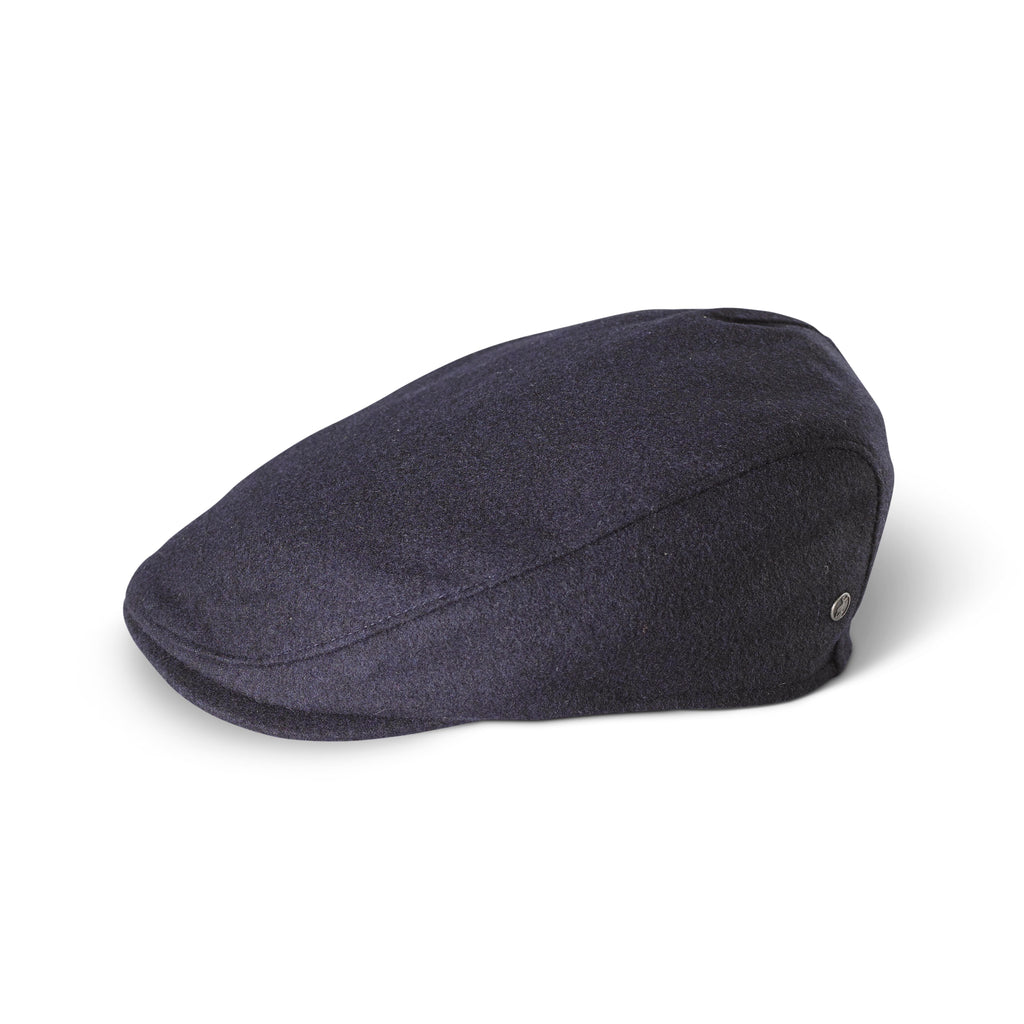 Navy Wool Cap
