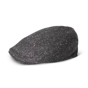 Tweed Cap Charcoal Tweed