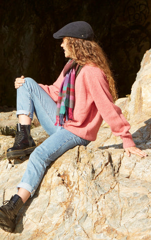 Shetland crewneck sweater Clover