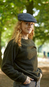 Donegal yarn crewneck sweater Carrigeen