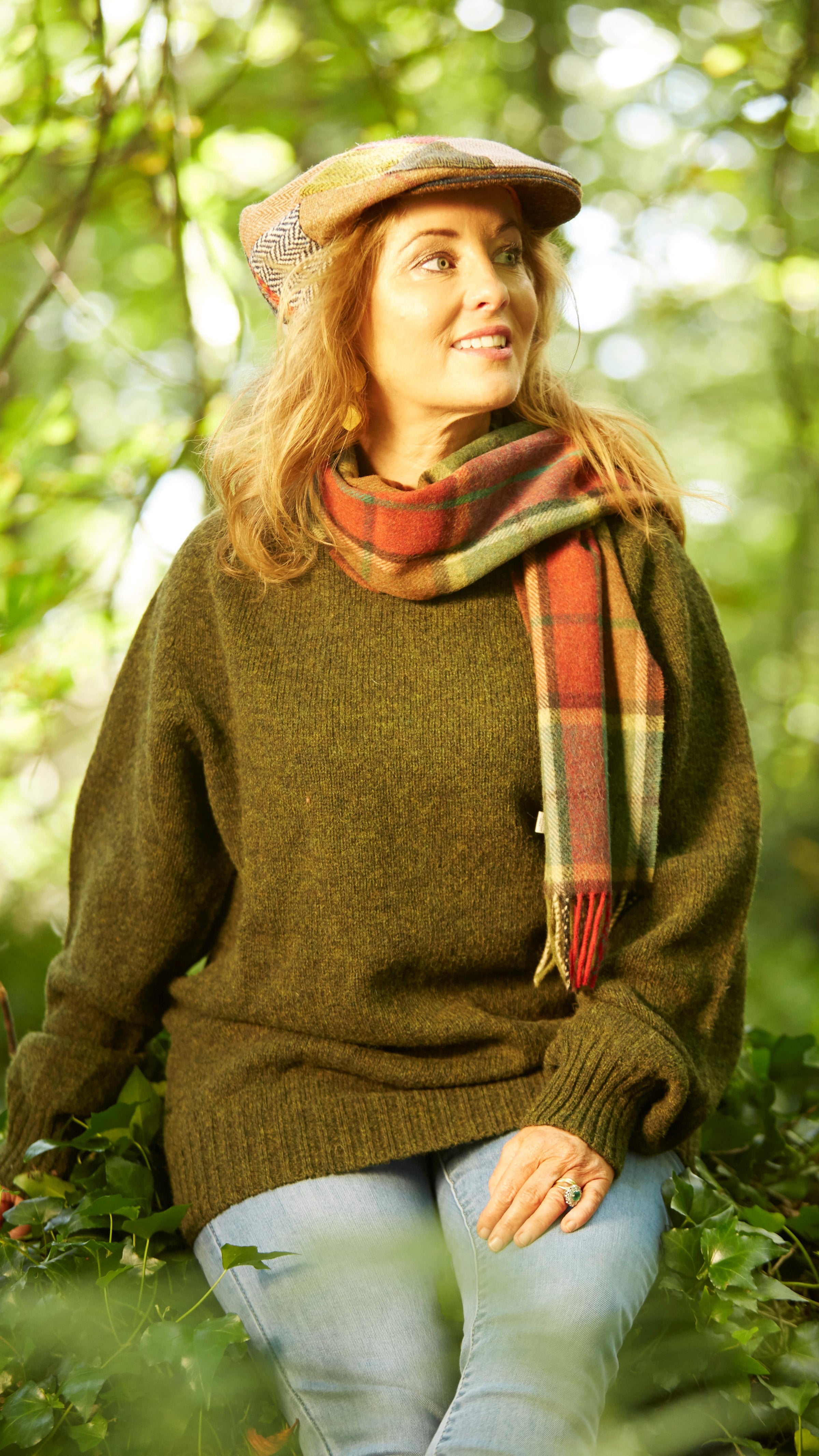 The Fia Shetland Crewneck is crafted with the softest Shetland