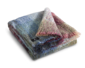 Mohair Wool Throw - Ocean