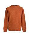 Donegal yarn crewneck sweater Autumn