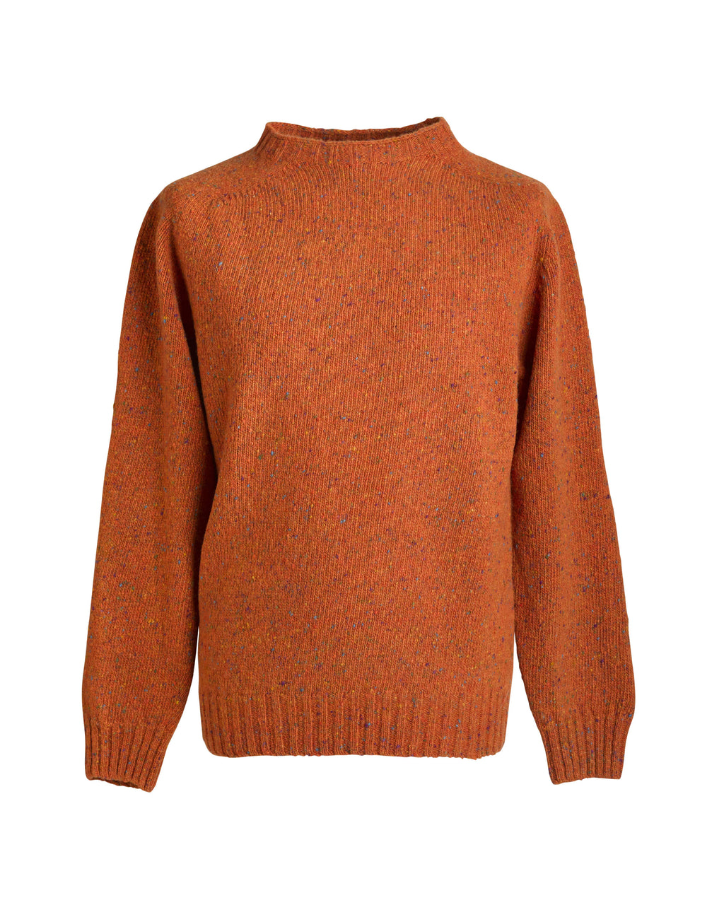 Donegal yarn crewneck sweater Autumn