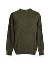 Shetland crewneck sweater Pine