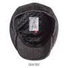 Tweed Cap Navy Herringbone