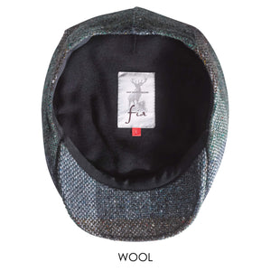 Tweed Tailored Patchwork Cap