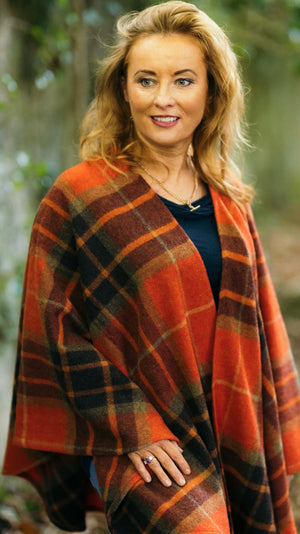 Ashling 100% Brushed Lambswool Cape